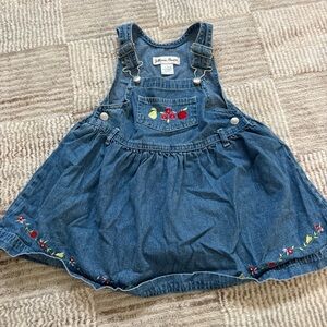 Vintage Y2K 3T denim dress with embroidery
